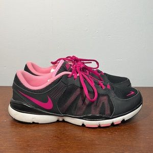 Nike Air Flex Trainer 2 TR2 Black Pink Women’s Running Shoes Size 8